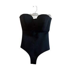 Shakuhachi Black Woman's Medium Corset Shapewear Aussie Designed Zipped Bustier